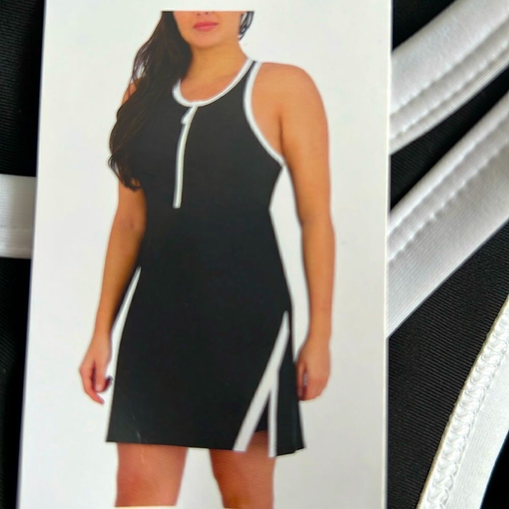 Sage Collective One-piece Athletic Activewear Dress With Short